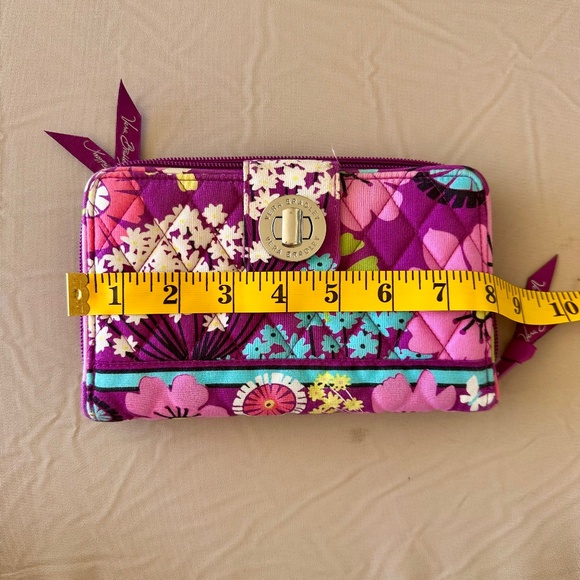 Vera Bradley, "Flutterby" Twist Lock Wallet - Picture 8 of 9